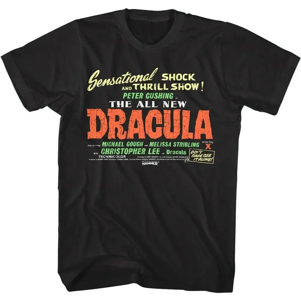 DRACULA T Shirt Sensational Shock Thrill Show Logo