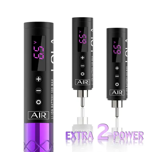 Imagen 2 del producto EZ LOLA AIR-máquina de pluma de maquillaje permanente con batería inalámbrica, para PMU SMP y tatuaje con 3 baterías, micropigmentación, maquillaje permanente