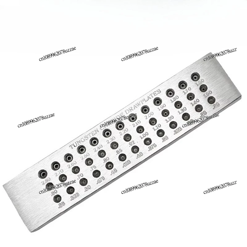 

Gold and Silver Round Wire Drawing Board Hexagonal Square Denier Hollow Semicircular Triangular Wire Drawing Board