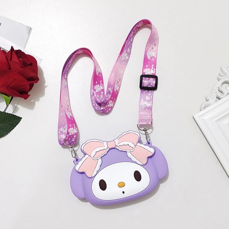 Sanrio Crossbody Tas Schattige Hello Kitty Kuromi Melodie Schoudertas Messenger Tas Portemonnee Telefoon Tas Make-Up Tas