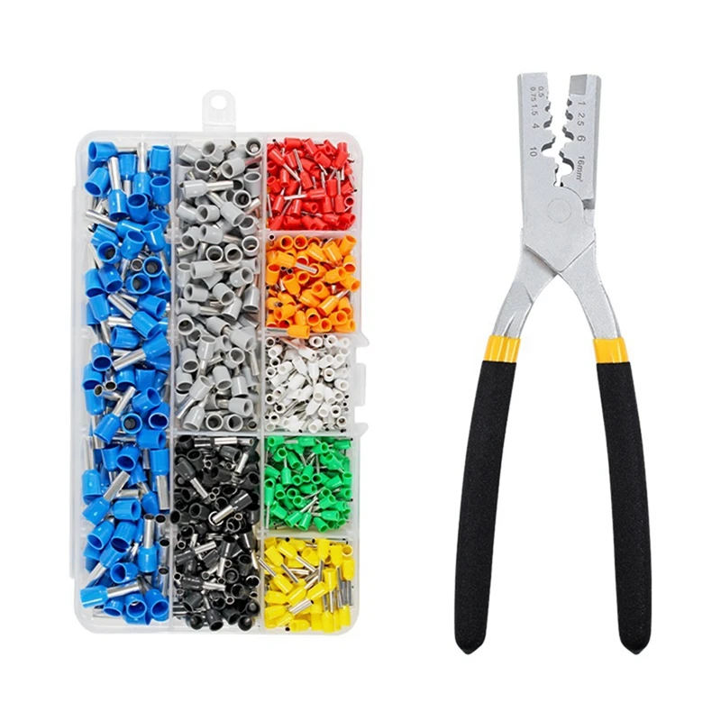 Crimping Pliers Combination Set PZ0.5-16 Tube Crimping Pliers With 800 Pieces Of VE Pin Terminal Kit