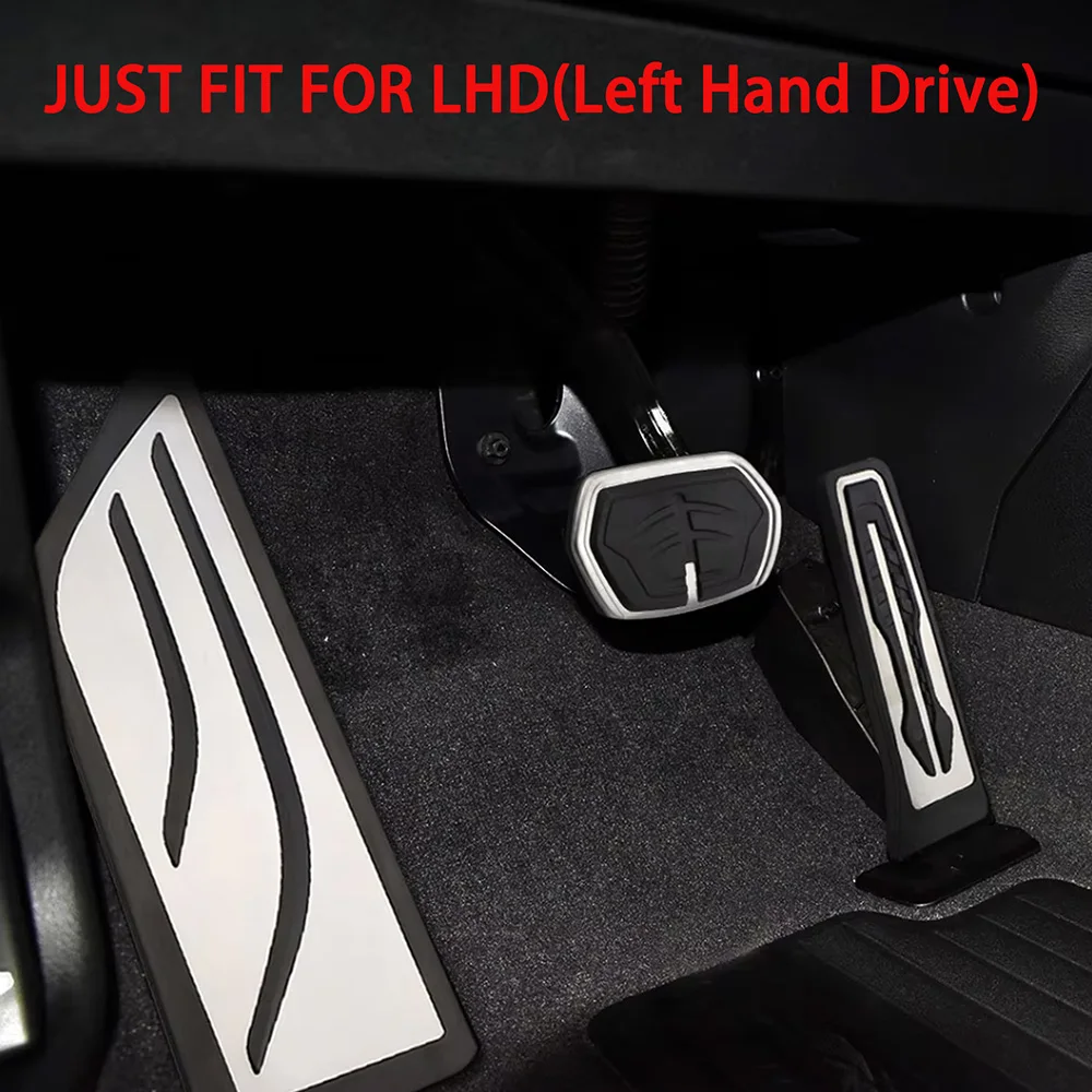 For BMW X1 X2 F48 F39 F45 F46 F40 1 2 Series MPV 220i LHD Stainless Steel Car Pedal Cover Accelerator Brake Pedals Pads Parts