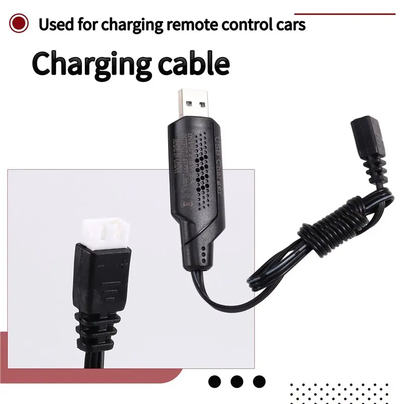 A63T-para XLH X9115 X9116 9120 RC accesorios de coche actualización Cable de carga USB reemplazo