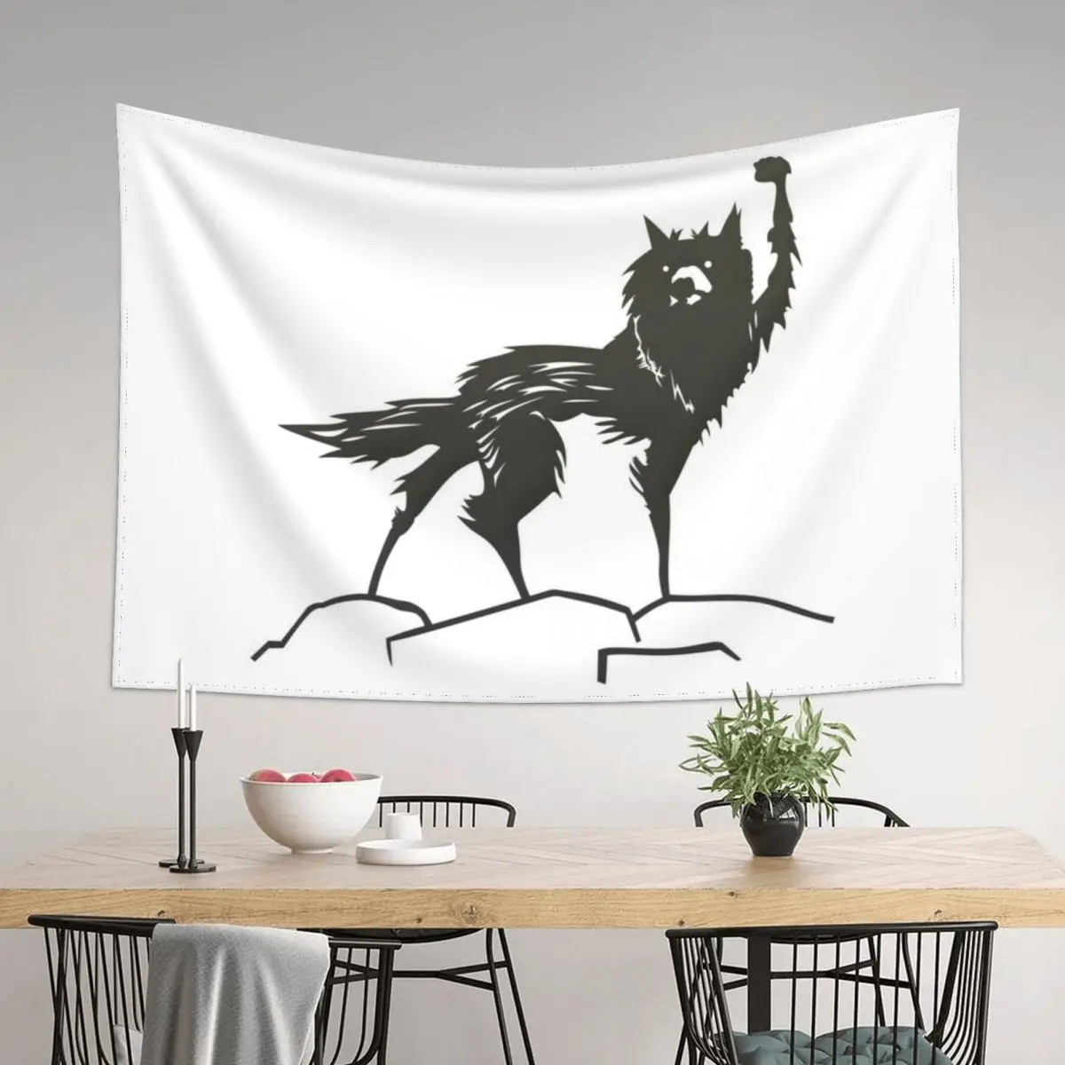 

Fantastic Mr Fox Wolf Tapestry Decorative Wall Mural Cute Decor Bedroom Decoration Aesthetic Home Decor Tapestry