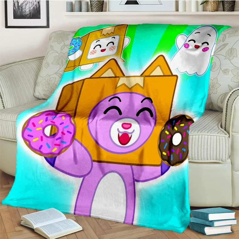 

Cute Lovely F-Foxy BBoxy Cartoon Blanket, Sofa, Air Conditioning, Fashionable, Leisure, Office, Travel, Soft Customizable Throw