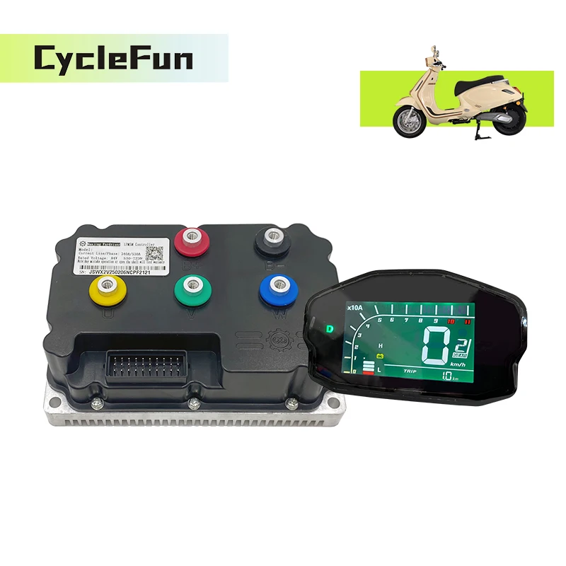 

Fardriver ND72360 Controller DC 190A 3000W BLDC Programmable Regen Brake Flux Weakening For QS Motor Electric Scooter