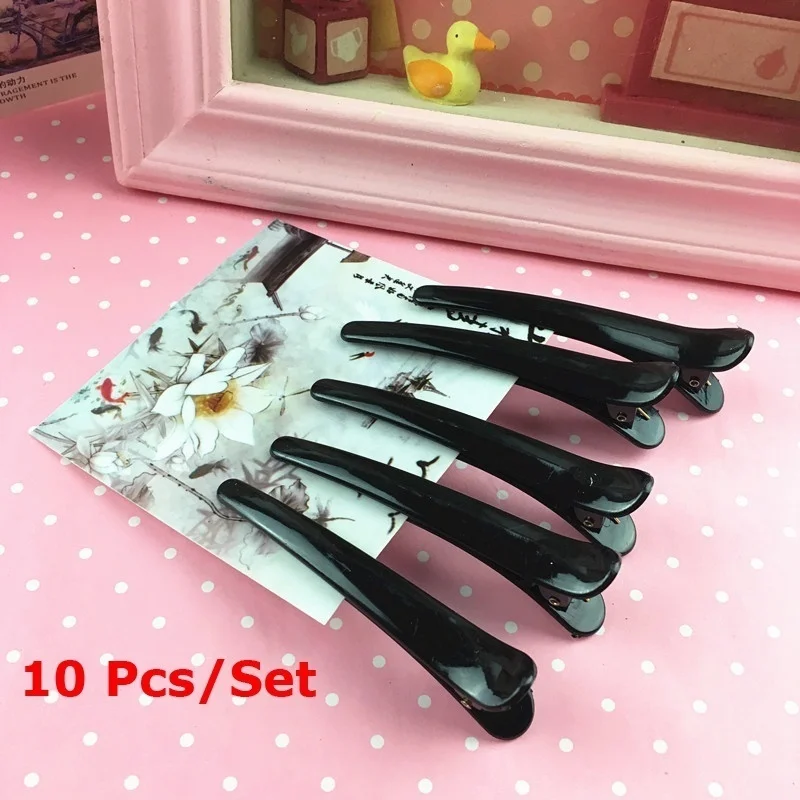 10 Pcs/Set Black Hair Clips Professional Hairdressing Salon Hairpins Hair Accessories Headwear Barrette Hair Care Styling Tools