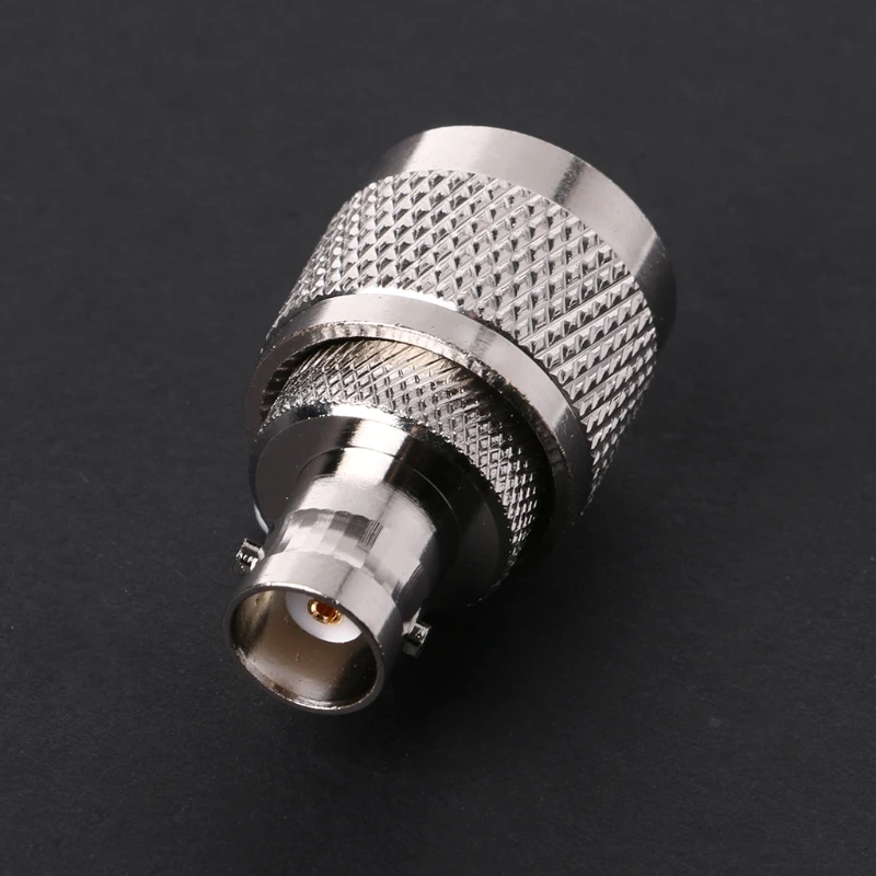 BNC-K Female Jack To UHF-J PL-259 Male Plug Straight RF Coax Adapter Connector