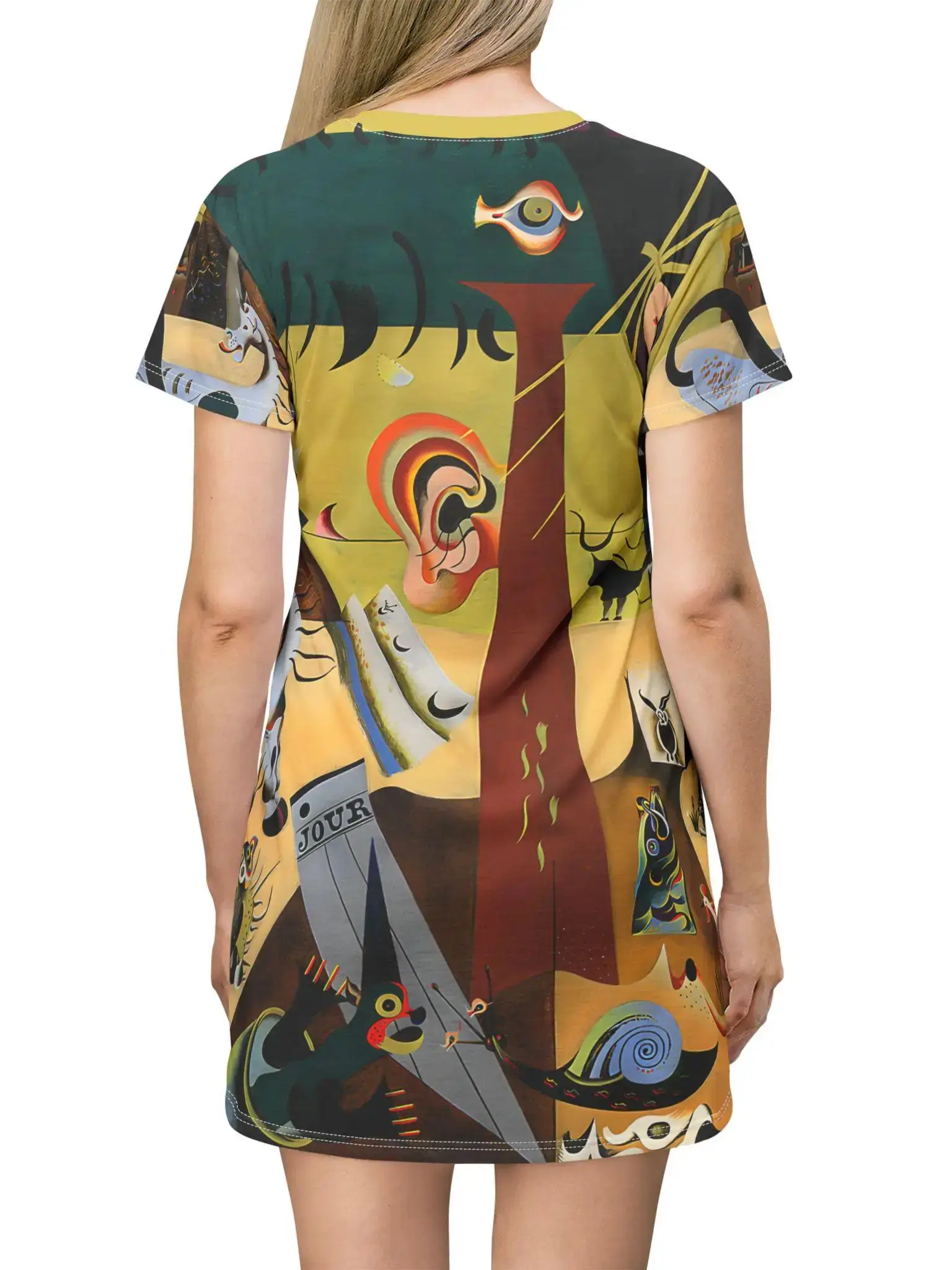 Tilled Field Surrealism Art เสื้อยืดฮาวายท่องเที่ยวชุดวันหยุด Y2k สุภาพสตรีเสื้อผ้าผู้หญิงแขนสั้นฤดูร้อน