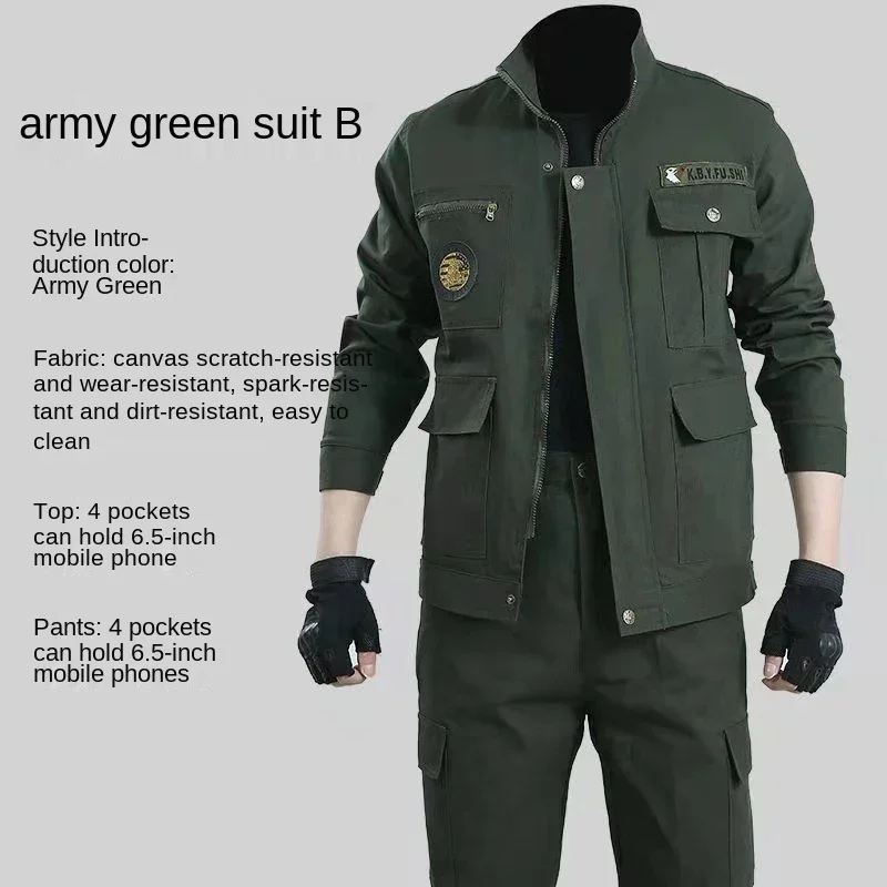 Uniforme militar de manga comprida masculino, terno do homem verde do exército, roupas de trabalho, acampamento, roupas de montanhismo, uniforme