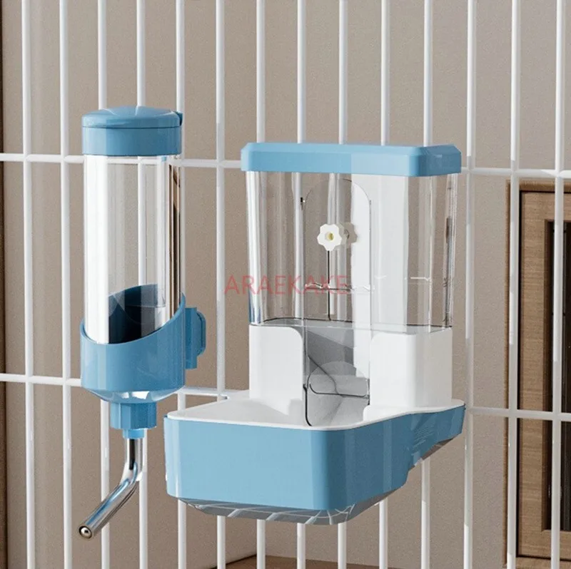 

Rabbit water dispenser, rabbit food automatic feeder, guinea pig longcat food trough, food box, basin, feed box, grass rack, fix