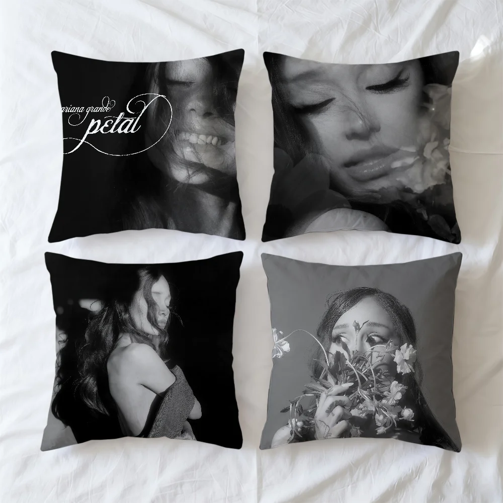 Petal A-ArianaS-ES G-GrandeS-ES Cushion Cover Square Decorative Throw Pillow Case Sofa Bed Living Room Anniversary Gifts