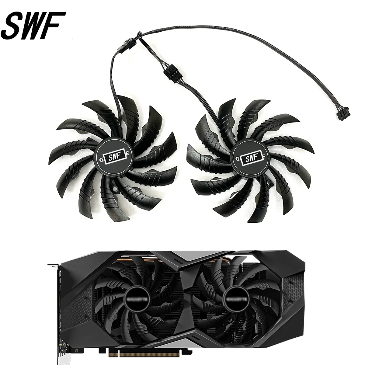 

New 95MM T129215SH PLD10010S12H Cooling Fan For Gigabyte GTX 1650 GAMING 1660 Ti RTX 2060 Super 2070 WINDFORCE Graphics Card Fan