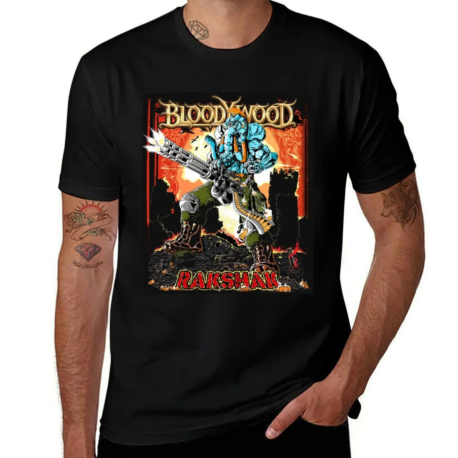 

Bloodywood T-Shirt customizeds basketball graphic tees plus sizes mens designer t shirt
