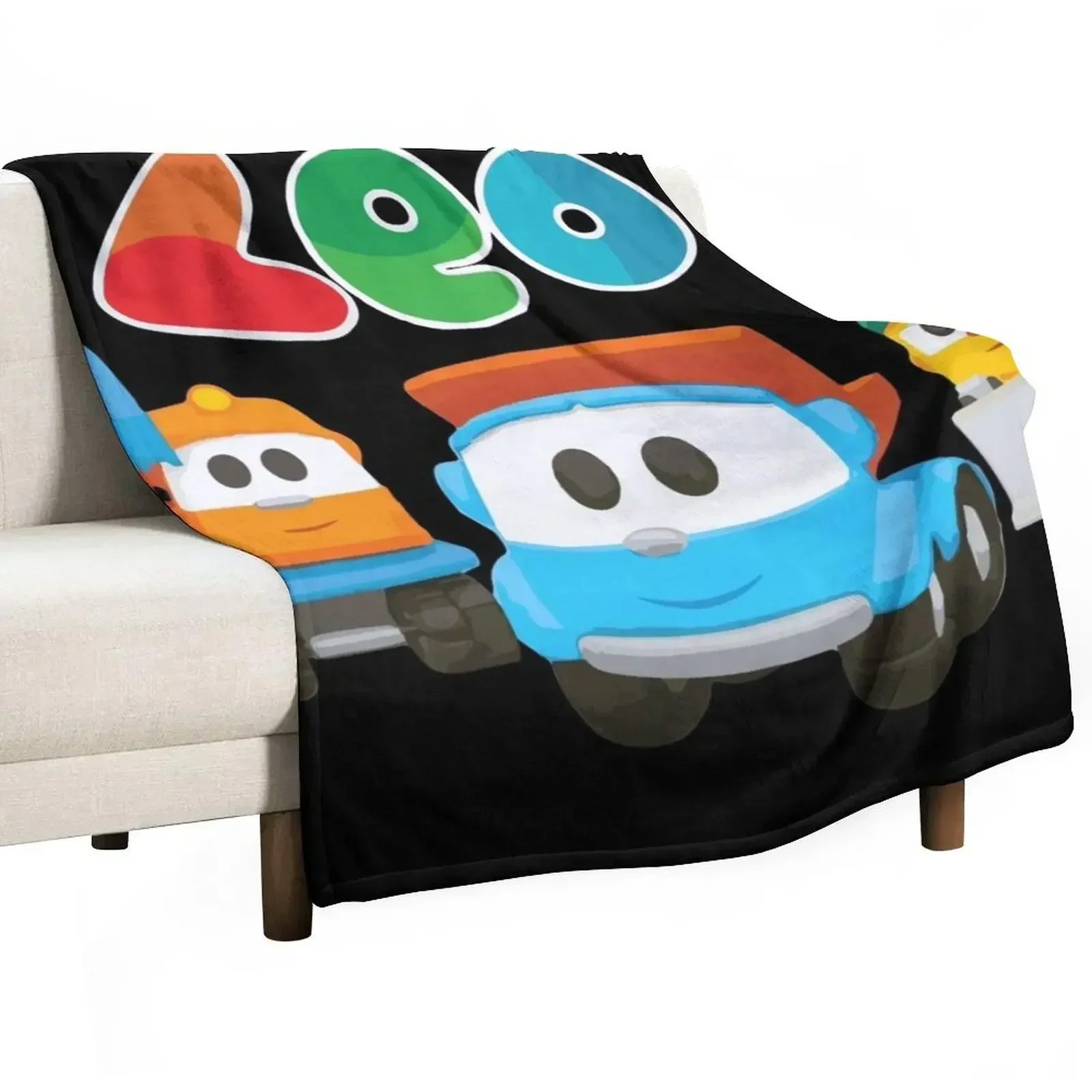 leo the truck, lifty and scoop Throw Blanket Blankets For Baby for winter Softest Blankets