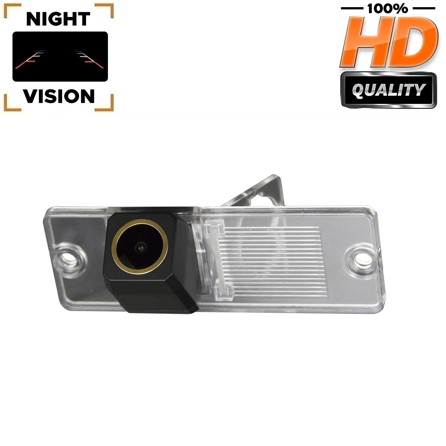 HD 1280*720P Rear View Camera for Mitsubishi Pajero Zinger L200 V3 V93 V5 V6 V8 V97, License Plate Light Night Vision Camera