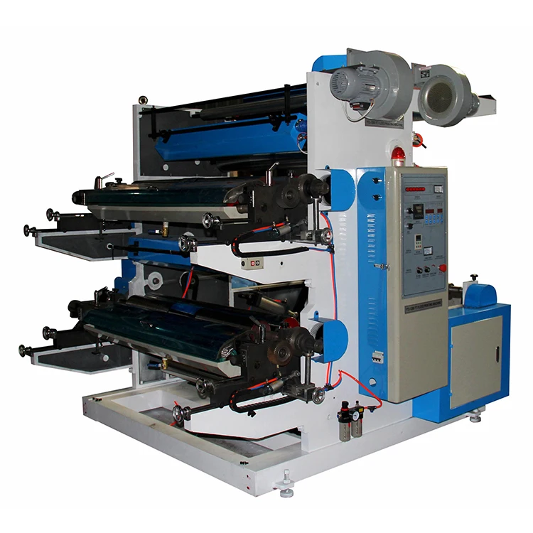Printing Machine Hot Sale New Style Simple Design 2 Color Flexographic Printing Machine Letterpress Printing