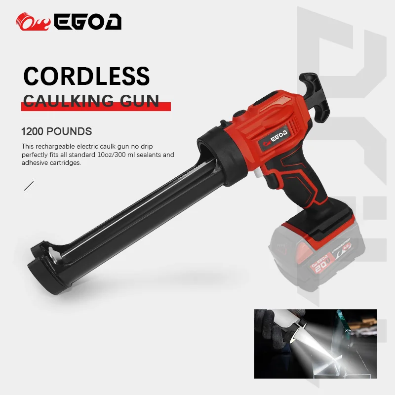 

for Milwaukee Cordless Electric Caulking Gun 220MM/MIN Glass Sewing Gun Door and Window Electric Sewing Cap Tool for 18V Battery