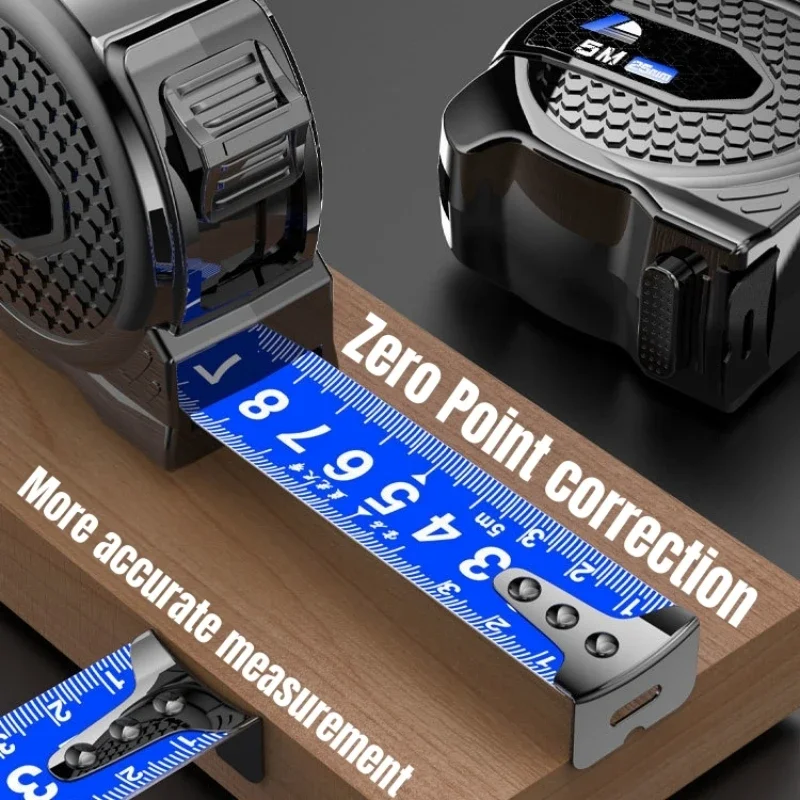 شريط قياس ذاتي القفل من الفولاذ ، ليزر عالي الدقة ، مسطرة نافثة للحبر ، أداة قياس ، حماية عين الضوء الأزرق ، مسطرة متر ، 1: 50 #4