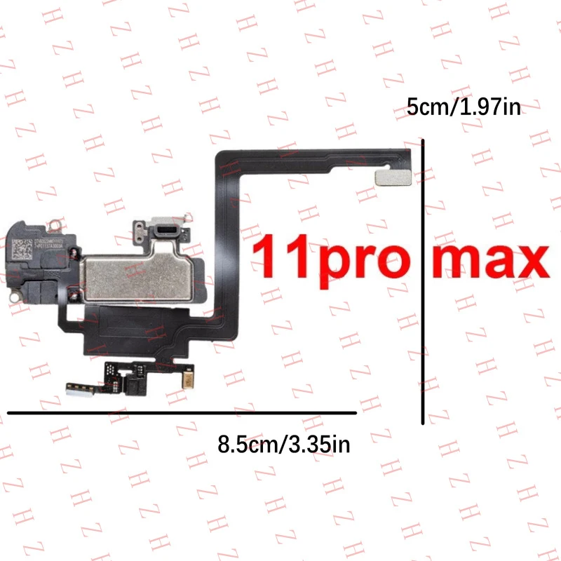 P+ Ear Speaker Earpiece Proximity Replacement Flex Cable For iphone 11promax