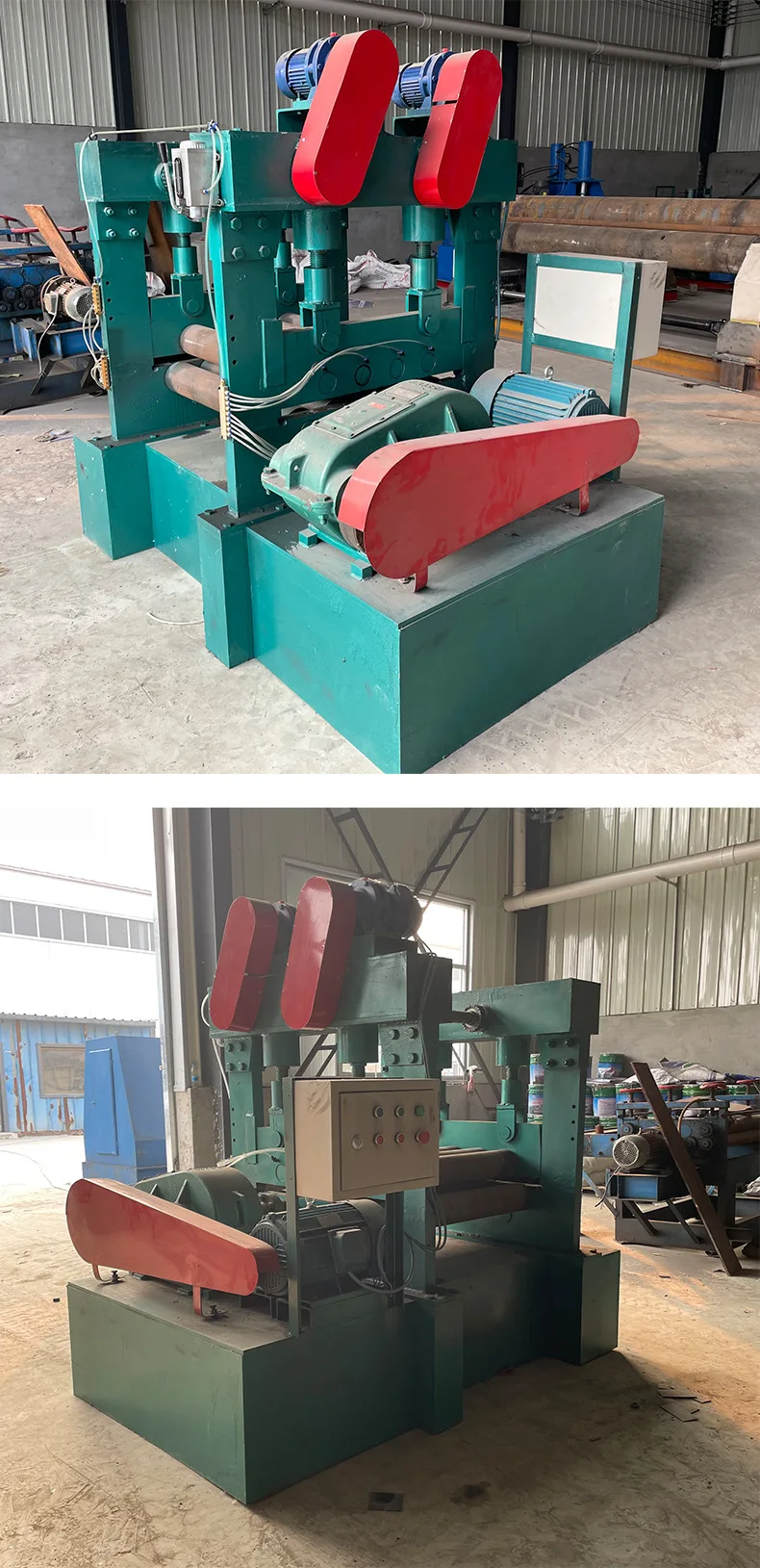 Leveling machine, fully automatic leveling  large steel coil leveling, cutting, slitting, longitudinal reduction, windin