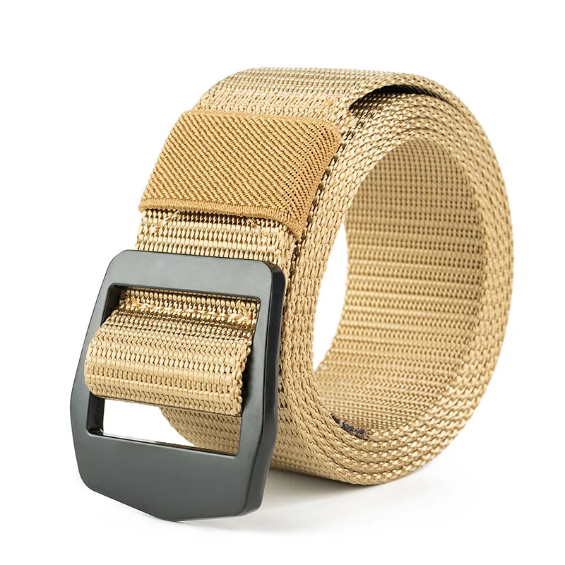 Belt For Men Army Outdoor Hunting Tactical Metal Buckle Multi Function Combat Survival Nylon Canvas Security Male Military Belts
