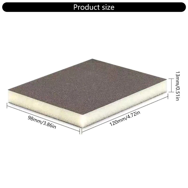Utensile abrasivo professionale per spugne abrasive, 2 pezzi, per decoratori falegnami Dropship