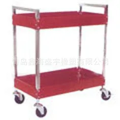 A large supply of various types of service trolleys