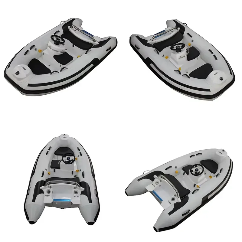 10ft Drifting CE Europe PVC/Hypalon Fiberglass Double Hull Inflatable Rubber Boat 3 Capacity RIB300