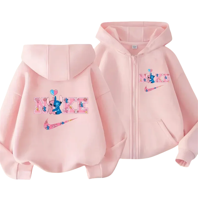 Boys Girls Later Stitch Streetwear Hoodies Children Autumn Spring Long Sleeve Hoodies Kids Hoodie Cute Stitch Print Clothing