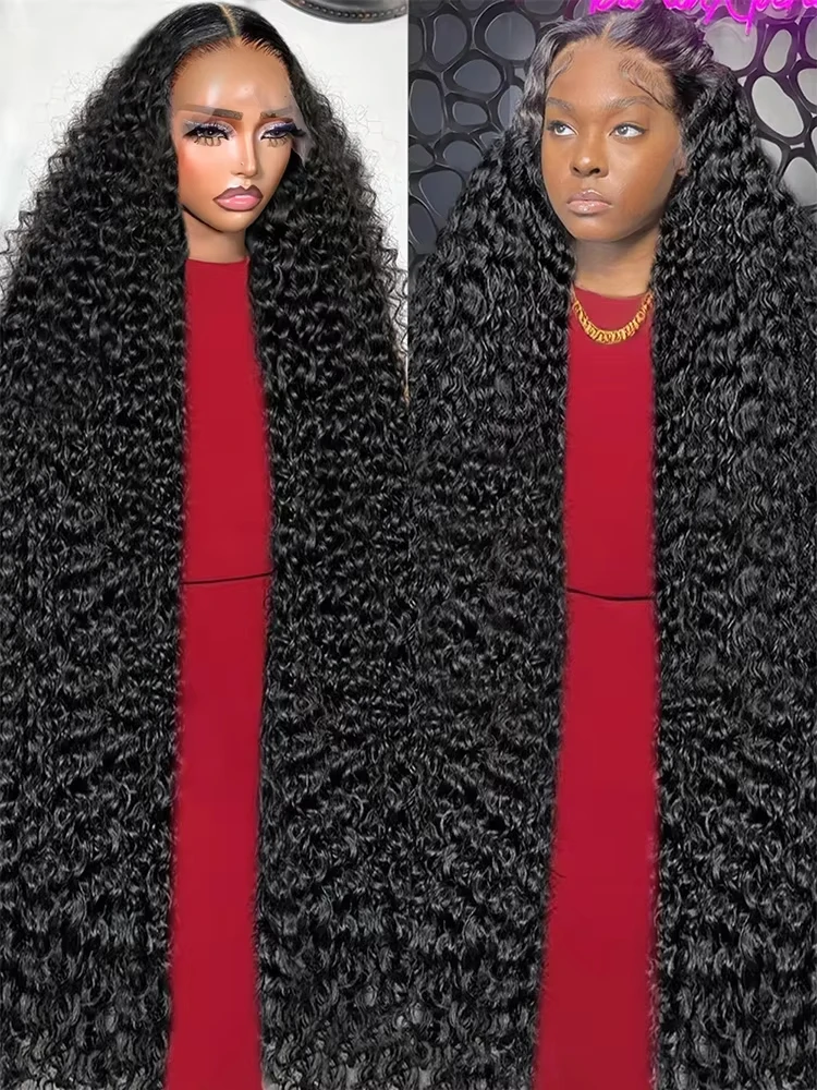 

30 Inch Deep Wave Frontal Wig 13x6 13x4 HD Lace Frontal Wig 100% Human Hair Brazilian Curly Lace Front Human Hair Wig For Women