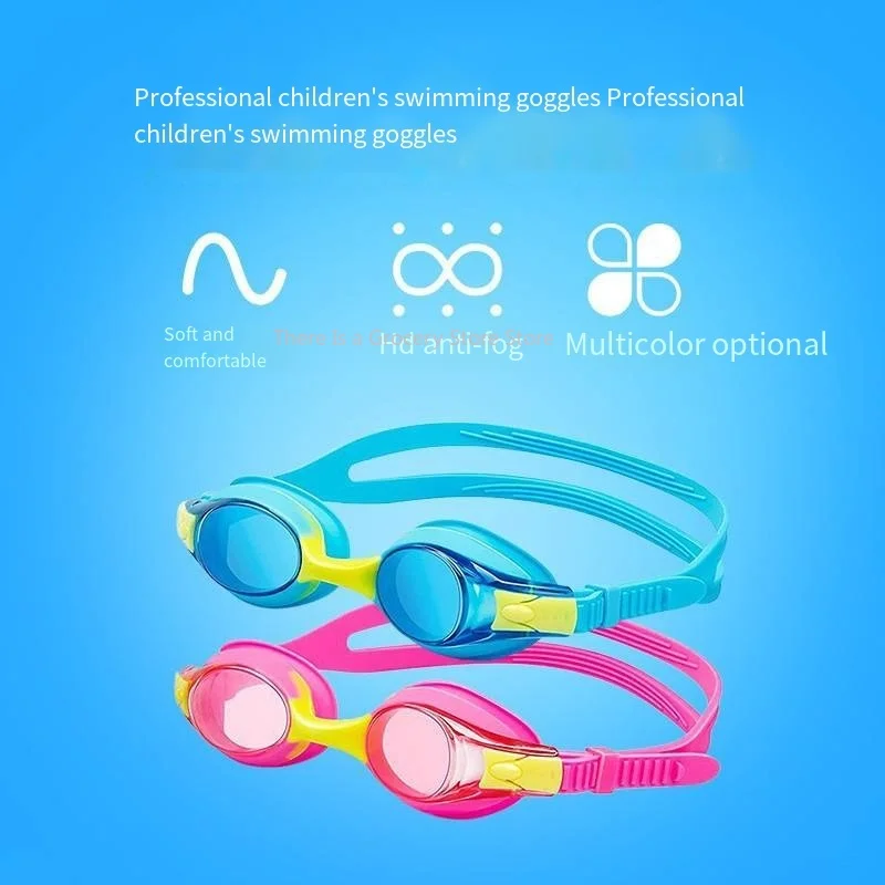 2026 New Upgrade Waterproof Anti Fog Swimming Goggles UV Children Professional Colored Lenses Kids Eyewear Swimming Glasses Eyew view 2
