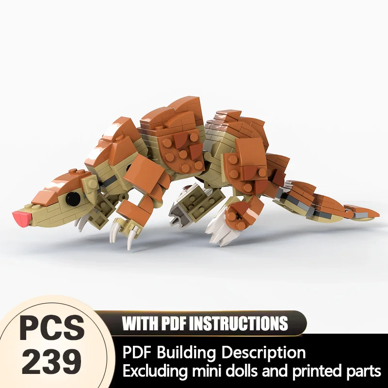

Creators Animal Series Model MOC Building Bricks Small Pangopup Modular Technology Gifts Holiday Assemble Children Toys Suit