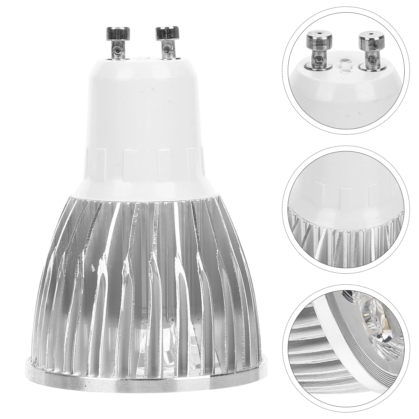 

LED Gu10 Bulbs Wax Warmer Halogen Light 2 Pin White Prong Burner Replacement Melt