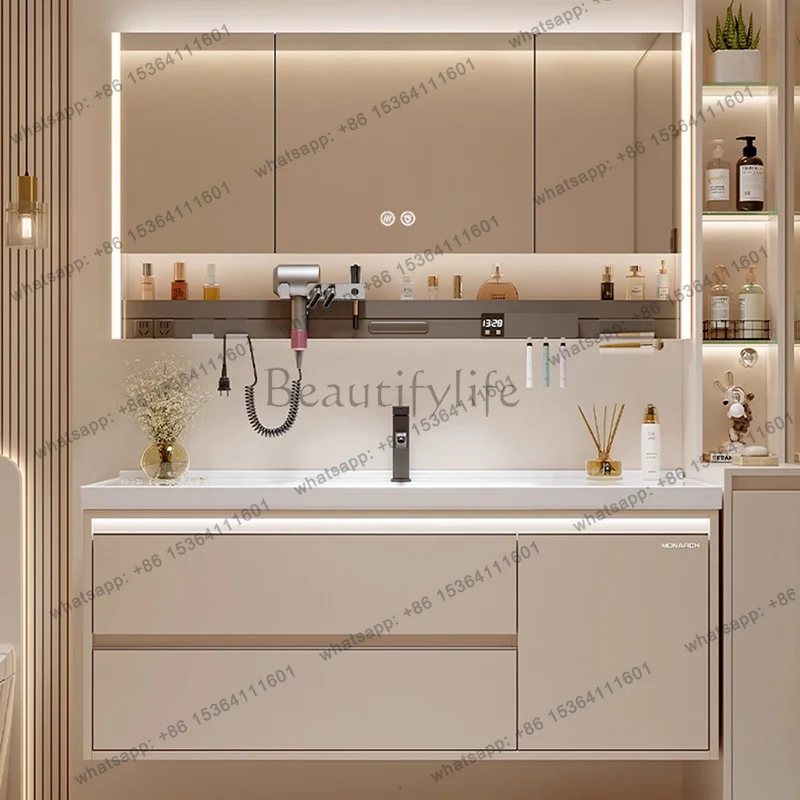 Best Sellers Best Sellers Modern Wooden Bathroom Cabinet Designer Aesthetic Fashion Interior Decoration Universal Cupboard Toile