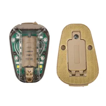 WADSN HEL STAR 6 GEN3 氣槍運動頭盔 燈光 藍色 綠色 紅色 紅外線頻閃 防水戶外生存安全訊號閃光燈 10 最佳銷售 頭盔燈戰術 - №1