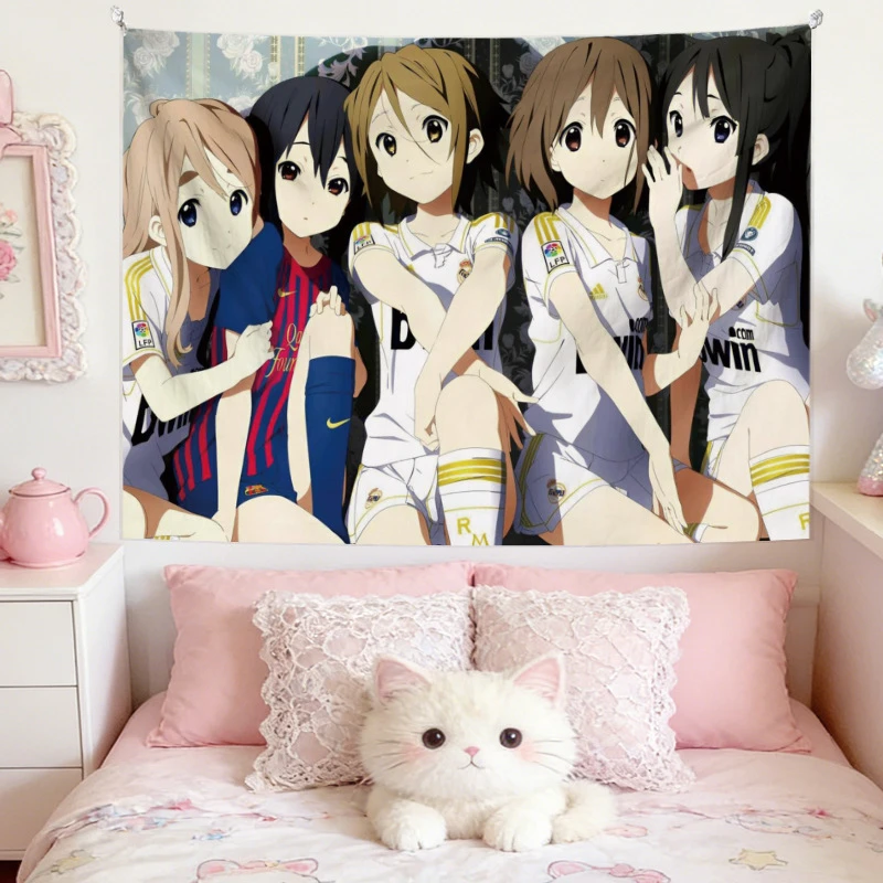 VIKAMA Bocchi X K On Crossover Tapestry Wall Hanging, 6 Designs, Wall Decor for Bedroom Living Room Dorm