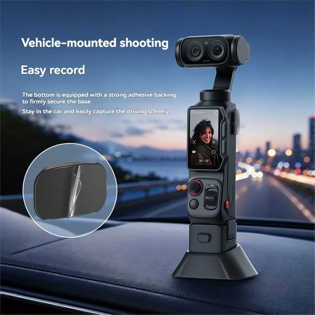 【MUST-HAVE LIST】 Silicone Base for Luna Ultra Camera Dock Desktop Anti-Skid Fixed Extension Base Stand Quick Release Accessories