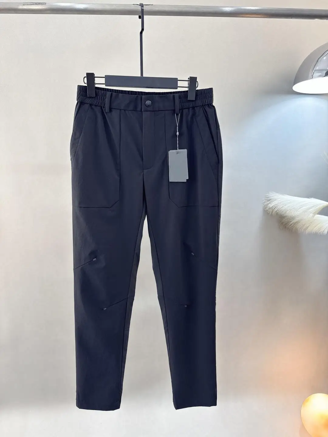Men's Golf Pants Quick Dry Stretch Trousers Breathable Elastic Waist Versatile Casual Sports Long Pants for Golf Daily Wear