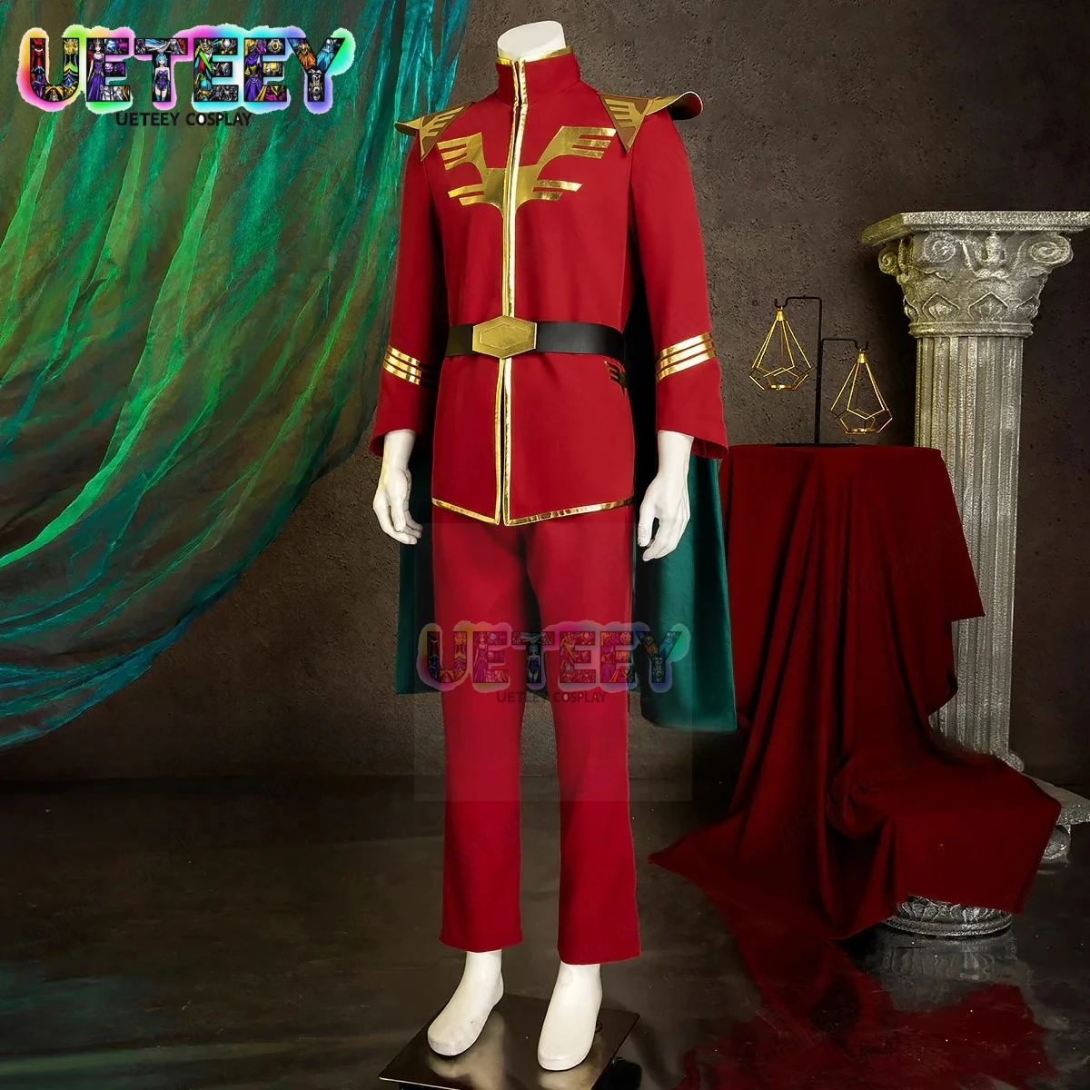 UETEEY Char's الهجوم المضاد Char Aznable أزياء تنكرية لعيد الميلاد ملابس الهالوين مقاس مخصص #1