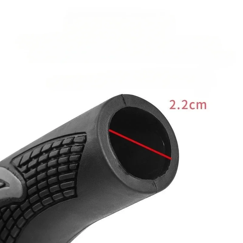 Mountain Bike Sheep Horn Sub Bike Grip Handle Shock and Dust Proof Bicycle Grip Rubber Bilateral Locking image 5