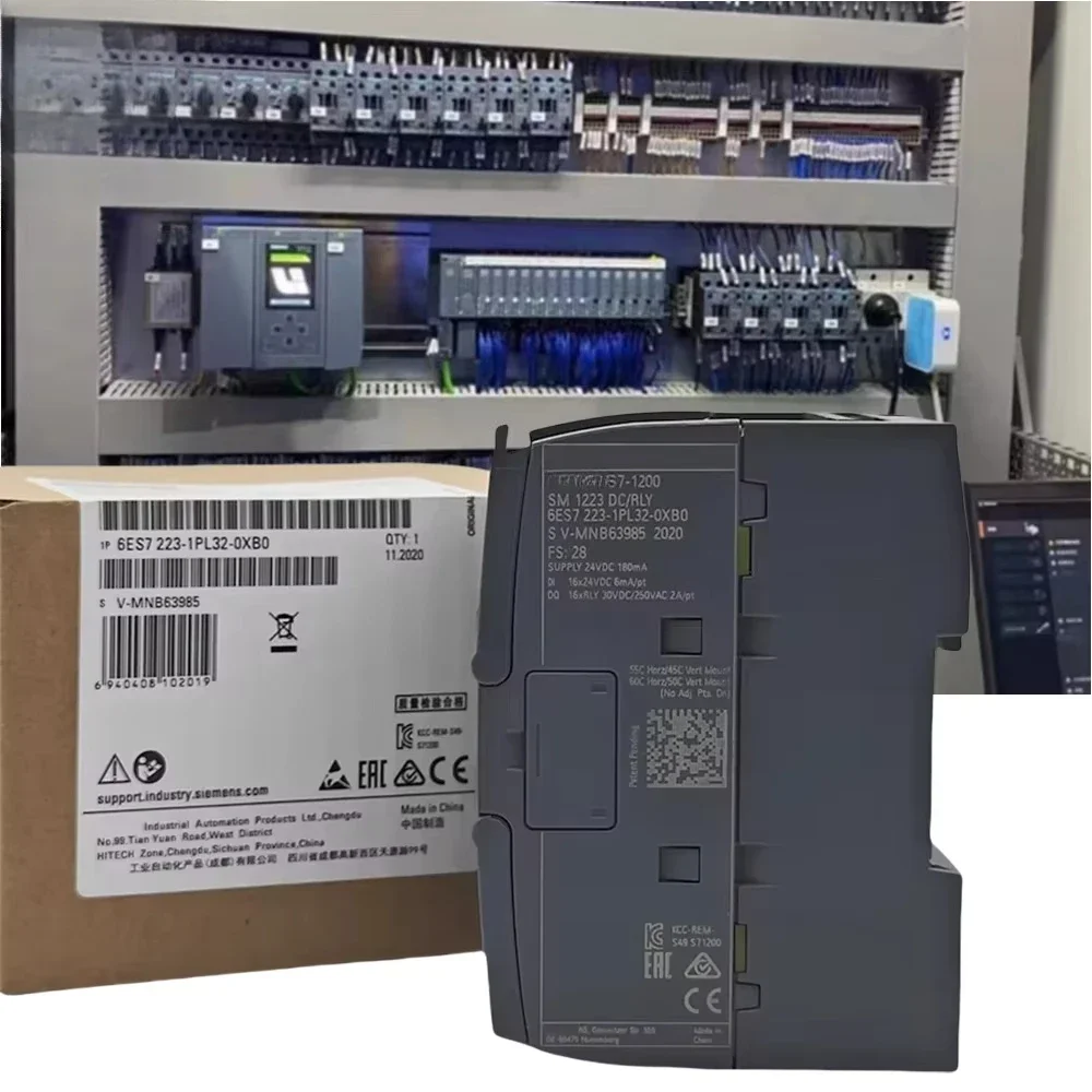 

Gold Seller S7-1200 Series SM 1223 PLC Controller Expansion Module Brand New 6ES7223-1PL32-0XB0 Digital Input And Output Modules