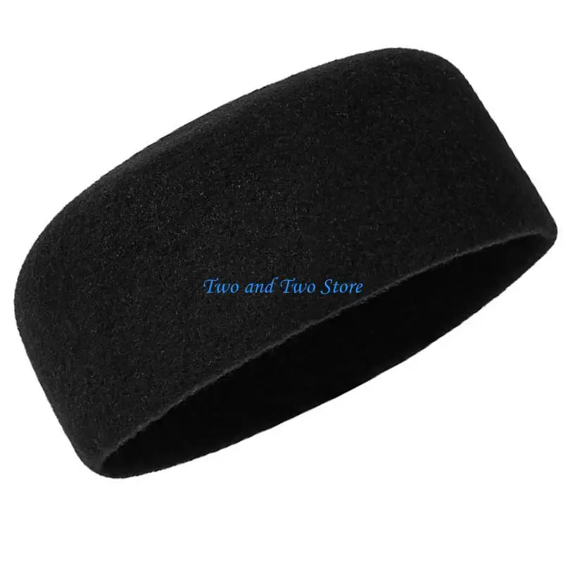 HX6F Модная и удобная шерстяная шапка Красивая мусульманская шапка унисекс Традиционная подходит для повседневной носки