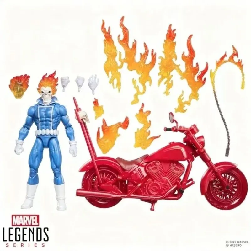 In Stock Hasbro Marvel Legends Series Ghost Rider Models Anime Movie Toys Model Action Figure Scale Humanoid Gift Hobbies view 2