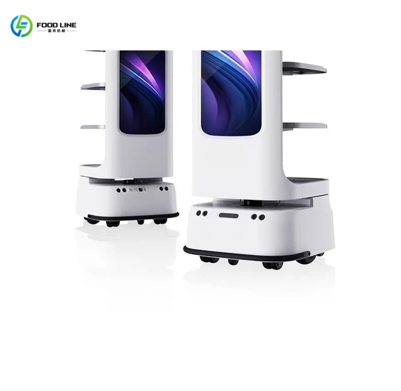 New Autonomous Waiter Robot Multi-Layer Tray Smart Obstacle Avoidance Catering Delivery Robot