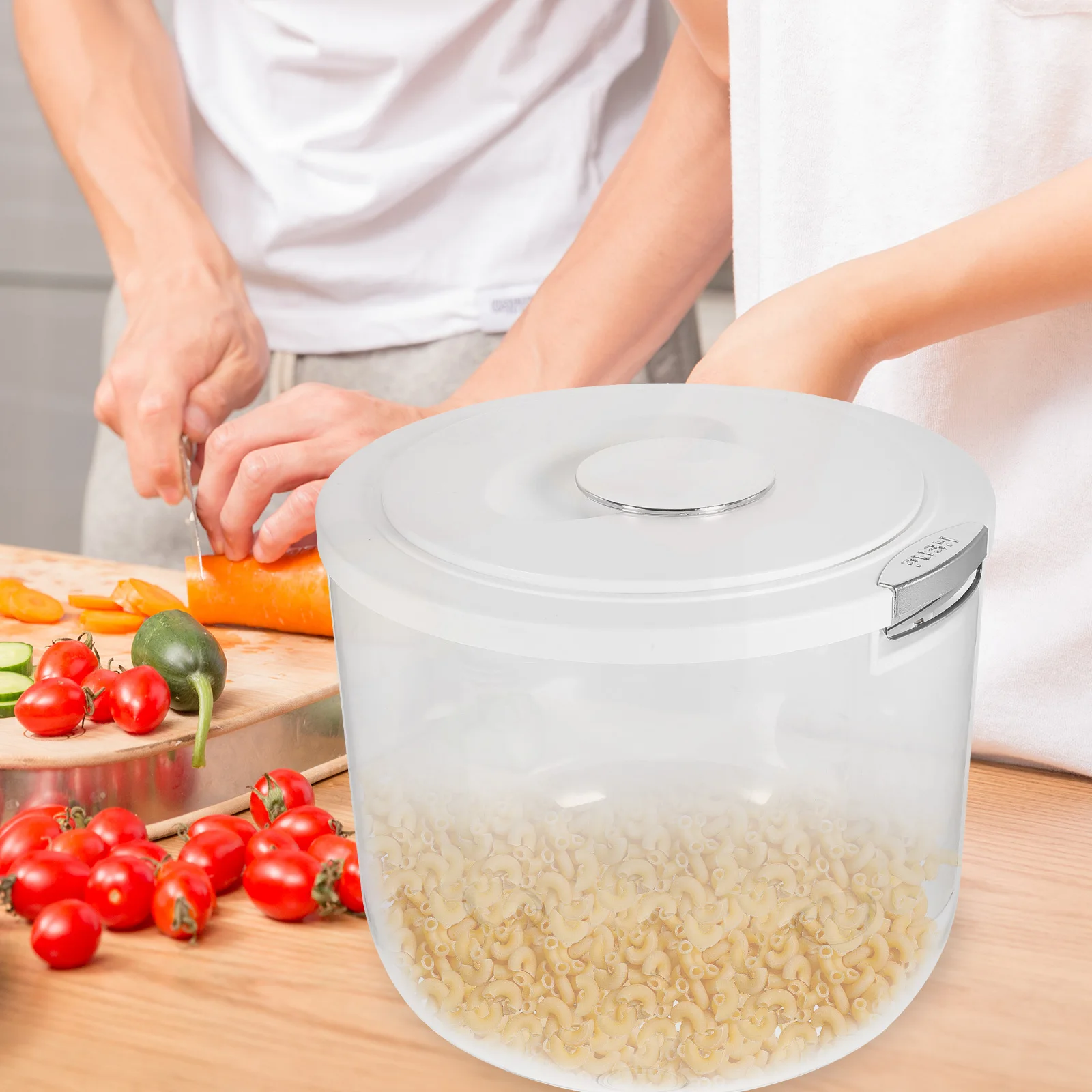 

Airtight Rice Storage Container 5kg Kitchen Organization Grain Cereal Sealed Box Kitchen Storage Organization Bucket with Lid