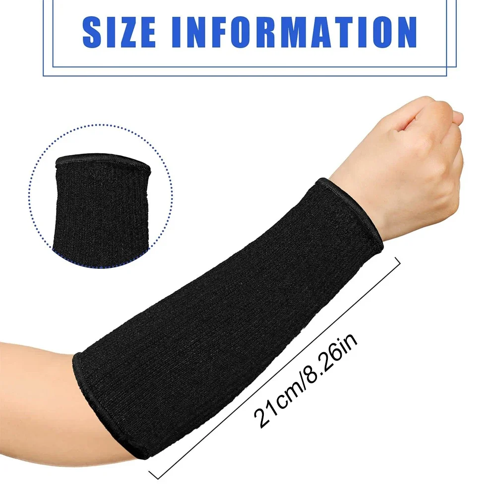 1 Pair Arm Protectors for Thin Skin and Bruising Cut Resistant Forearm Sleeve Level 5 Arm Burn Protection Sleeve