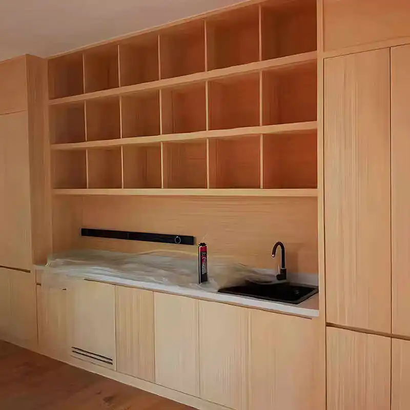 Japanese cypress tatami custom wardrobe bookcase cloakroom whole house custom furniture factory direct sales
