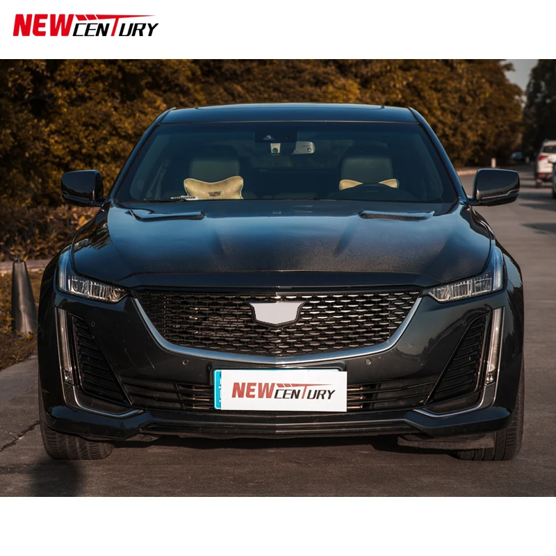 Suitable for the 2020+ Cadillac CT5 modified MBJ carbon fiber hood, a special engine protection cover for automobiles