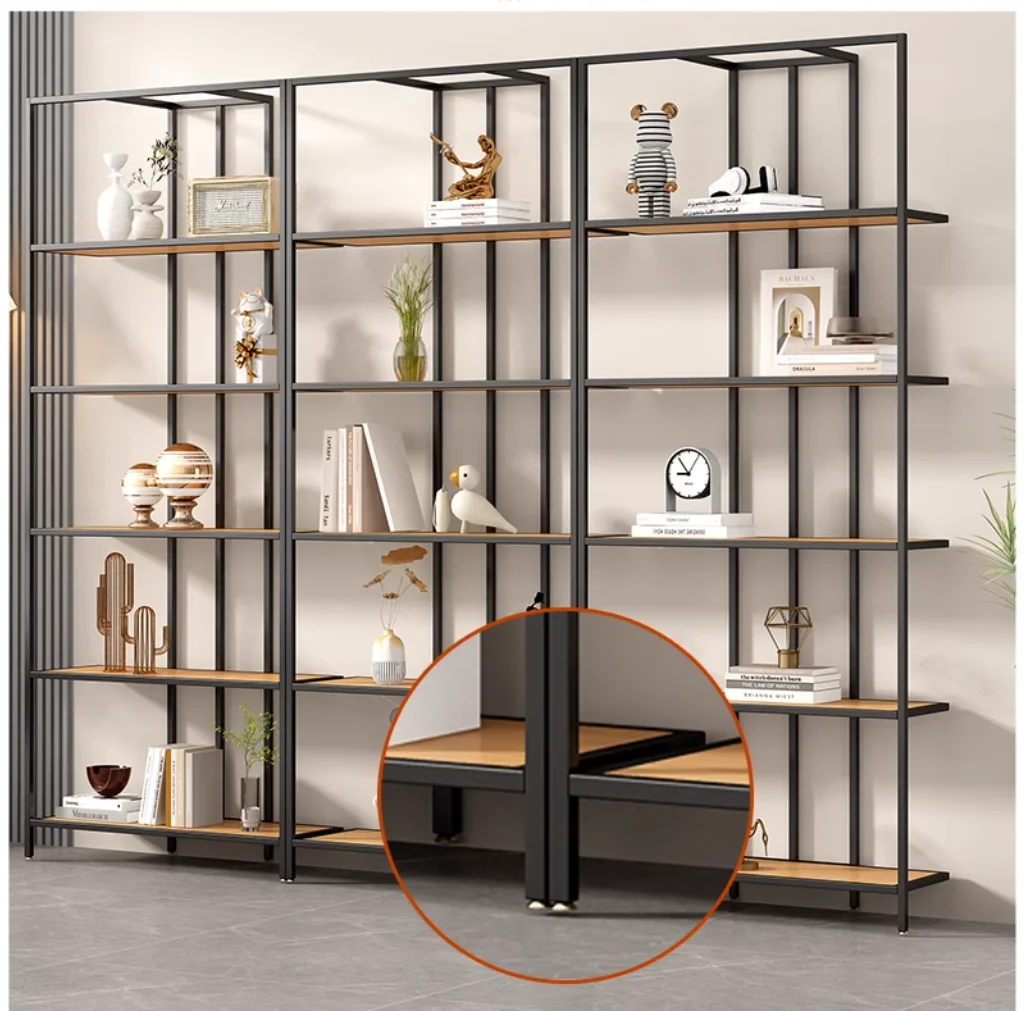 Product display rack Trophy Office partition storage rack Sample display rack barbershop shelf display case